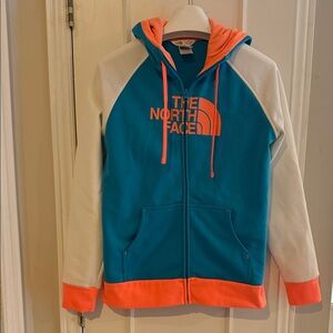 The North Face Blue and Orange Women's Ski Jacket